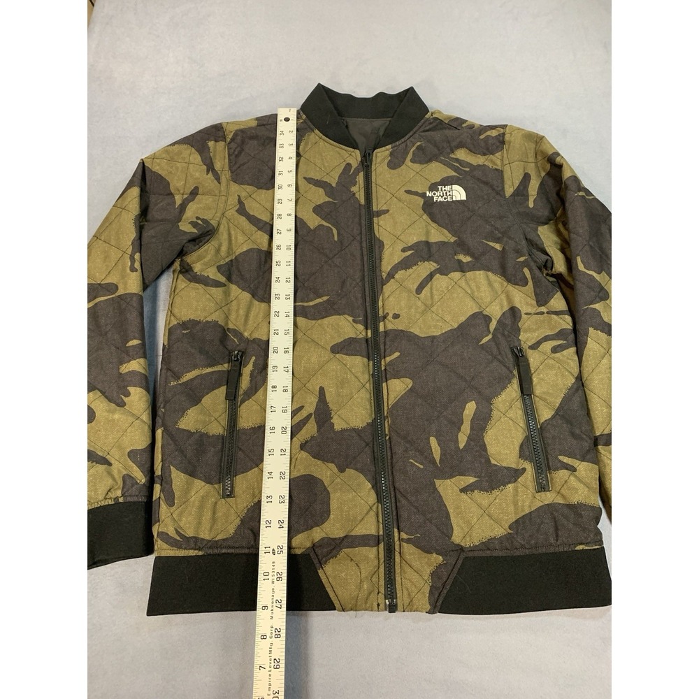North Face Mens Lightweight Reversible Insulated Camo/Black Jacket Mens Size M - Picture 3 of 6